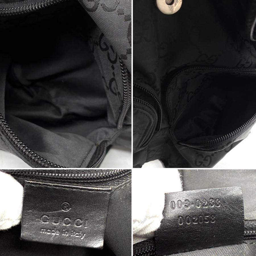 グッチ GUCCI GG柄 リュックサック バックパック 巾着 ダブルポケット