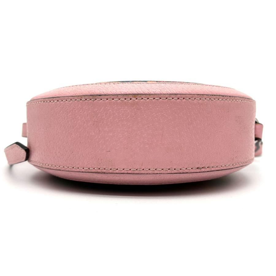 GUCCI グッチ GGサイケデリック ショルダーバッグ ラウンド 丸型 PVC レザー マルチカラー ピンク 星 スター 春 夏 お出かけ デート 旅行 希少デザイン 極美品