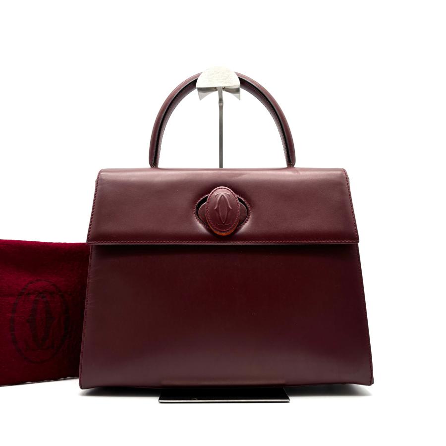 極美品】Cartier カルティエ マストライン ハンドバッグ レザー