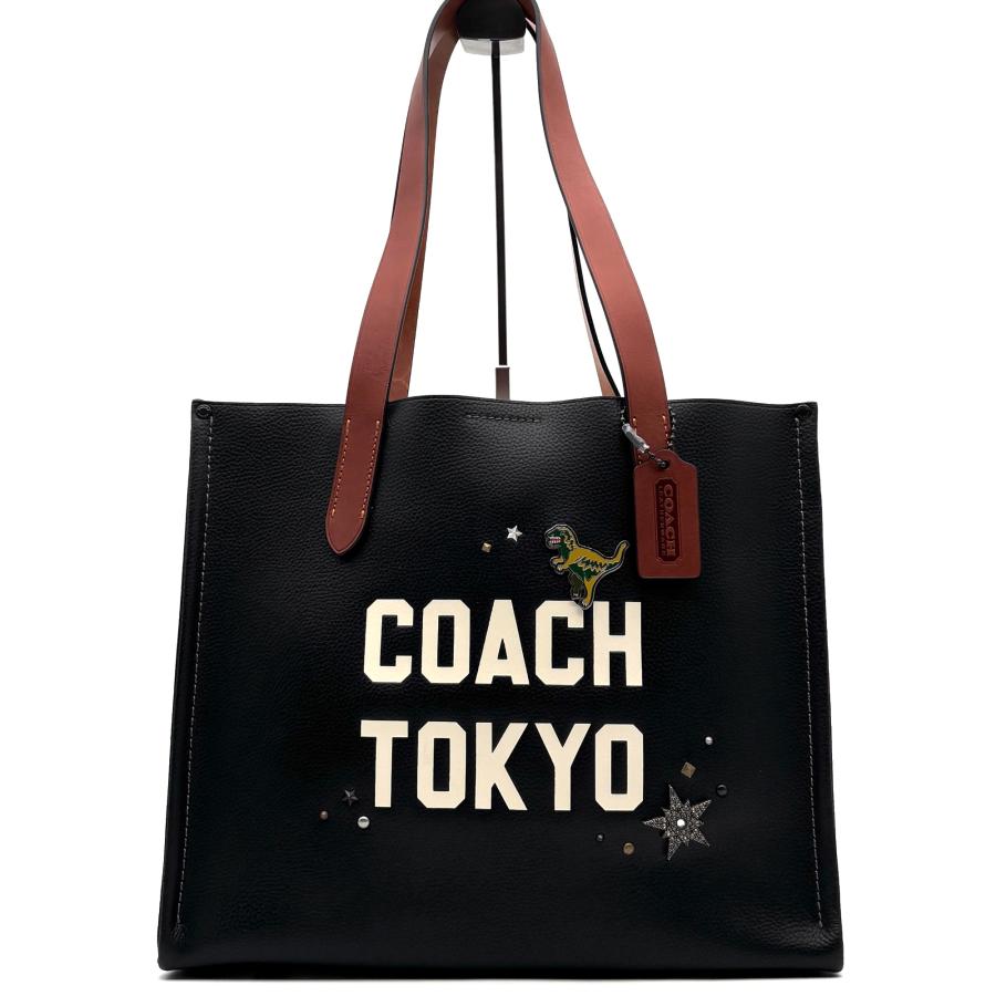 コーチ COACH リレートート TOKYOロゴ レキシー 恐竜 トートバッグ