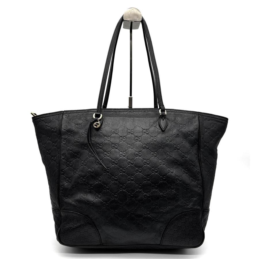 GUCCI グッチ グッチシマ GG トートバッグ レザー 本革 ブラック 黒 A4サイズ収納可能 肩掛け 通勤 仕事 ビジネス 大容量 旅行_1