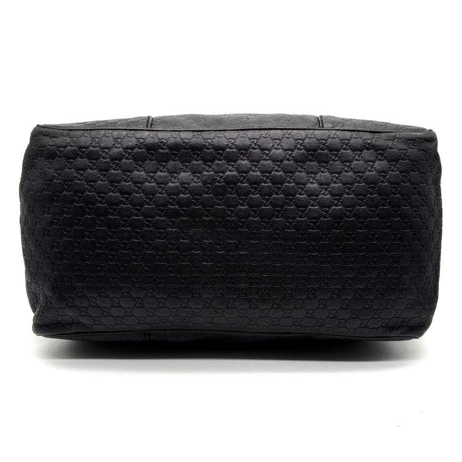 GUCCI グッチ グッチシマ GG トートバッグ レザー 本革 ブラック 黒 A4サイズ収納可能 肩掛け 通勤 仕事 ビジネス 大容量 旅行_4
