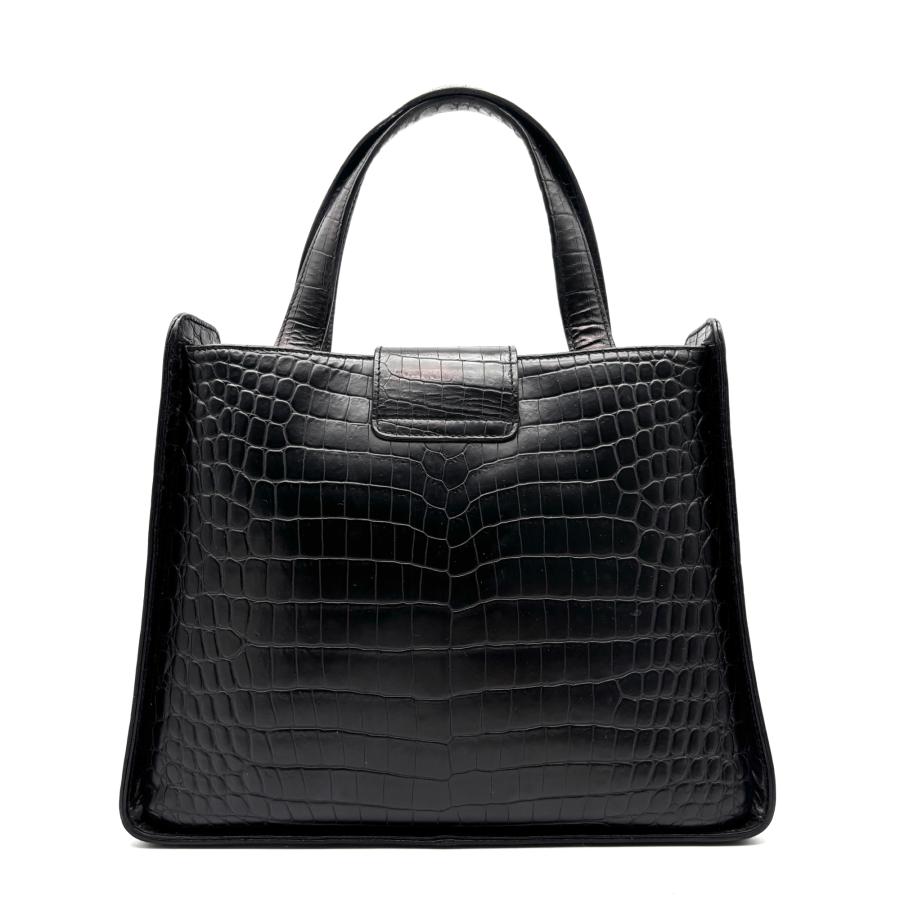 フェラガモ Salvatore Ferragamo クロコ型押し ロゴ金具 2way
