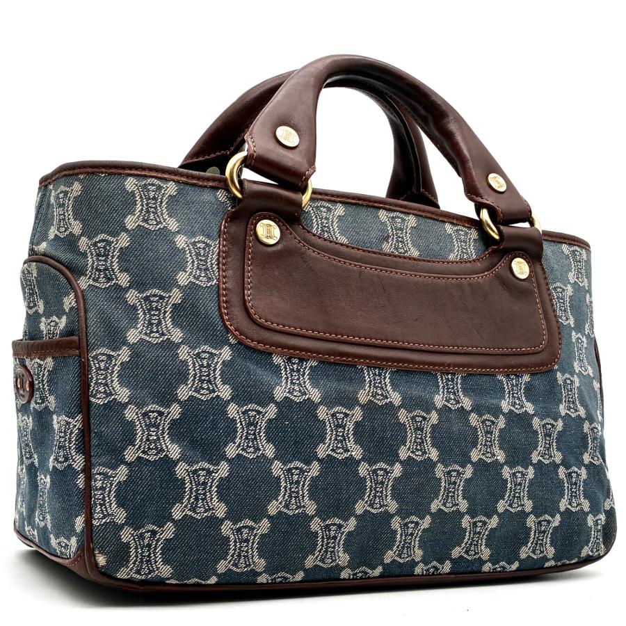 CELINE セリーヌ ブギーバッグ パリマカダム ハンドバッグ ブラウン セリーヌ CELINE パリマカダム ブギーバッグ ハンドバッグ デニム