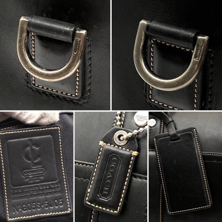 【廃盤・正規品】コーチ 2way ボストンバッグ グラブタンレザー 大容量 黒 美品 コーチ COACH 2way ボストンバッグ ショルダーバッグ グラブ