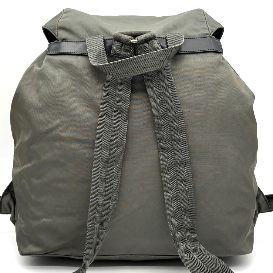 PRADA プラダ バッグパック リュック 三角ロゴ 白タグ 巾着 ダブル