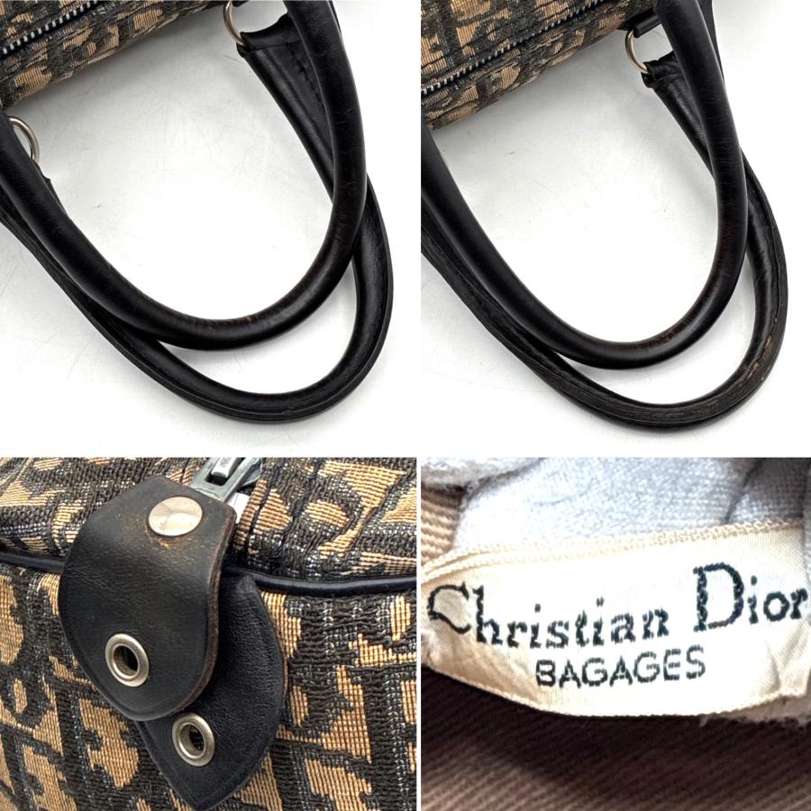 ディオール Christian Dior トロッター ボストンバッグ ミニボストン