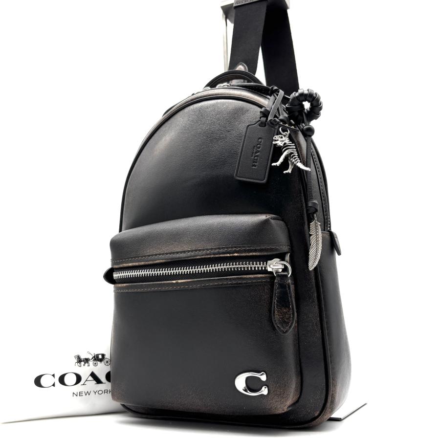 コーチ COACH チャーターパック ラブドレザー ボディバッグ ワン