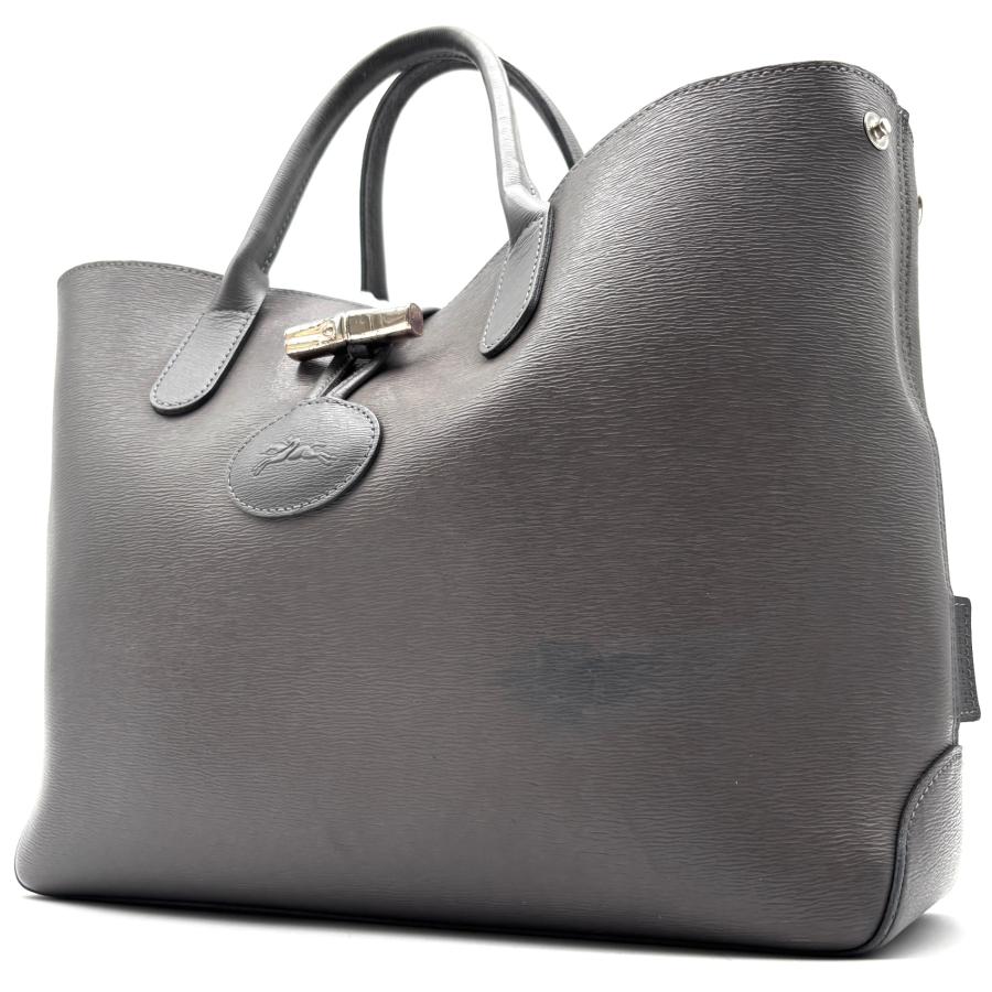 Longchamp ロンシャン Roseau ロゾ トートバッグ ハンドバッグ 牛革