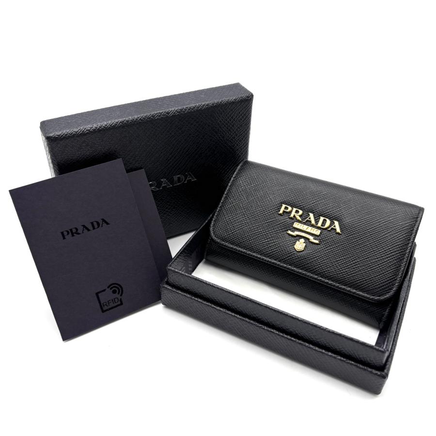 プラダ PRADA サフィアーノ 4連 キーケース キーリング付 レザー 本革
