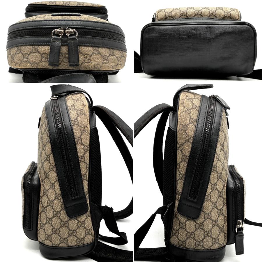 [最終値下げ‼️] GUCCI GGスプリーム ブラック リュックサック グッチ GUCCI GGスプリーム バックパック リュックサック デイパック