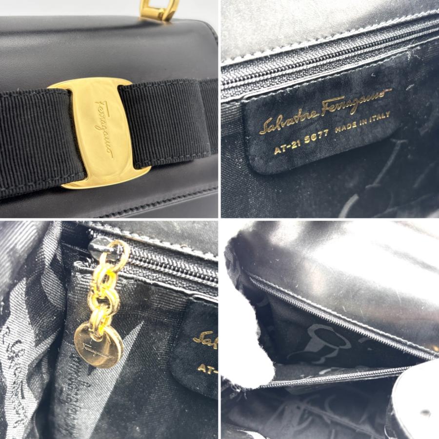 フェラガモ Salvatore Ferragamo ヴァラリボン 2way ハンドバッグ