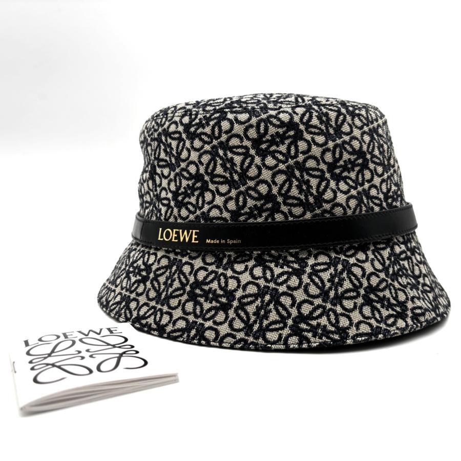 LOEWE ロエベ バケットハット リピートアナグラム 総柄 メンズ