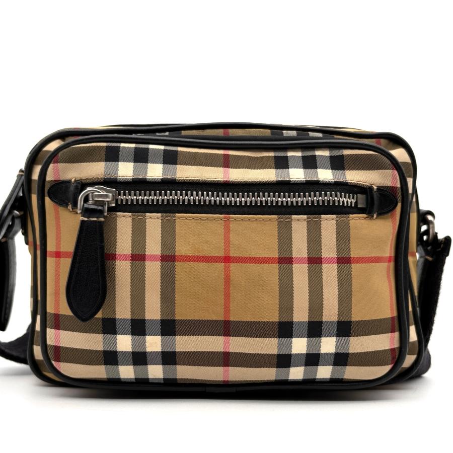 美品 バーバリー BURBERRY ノバチェック カメラバッグ ショルダー