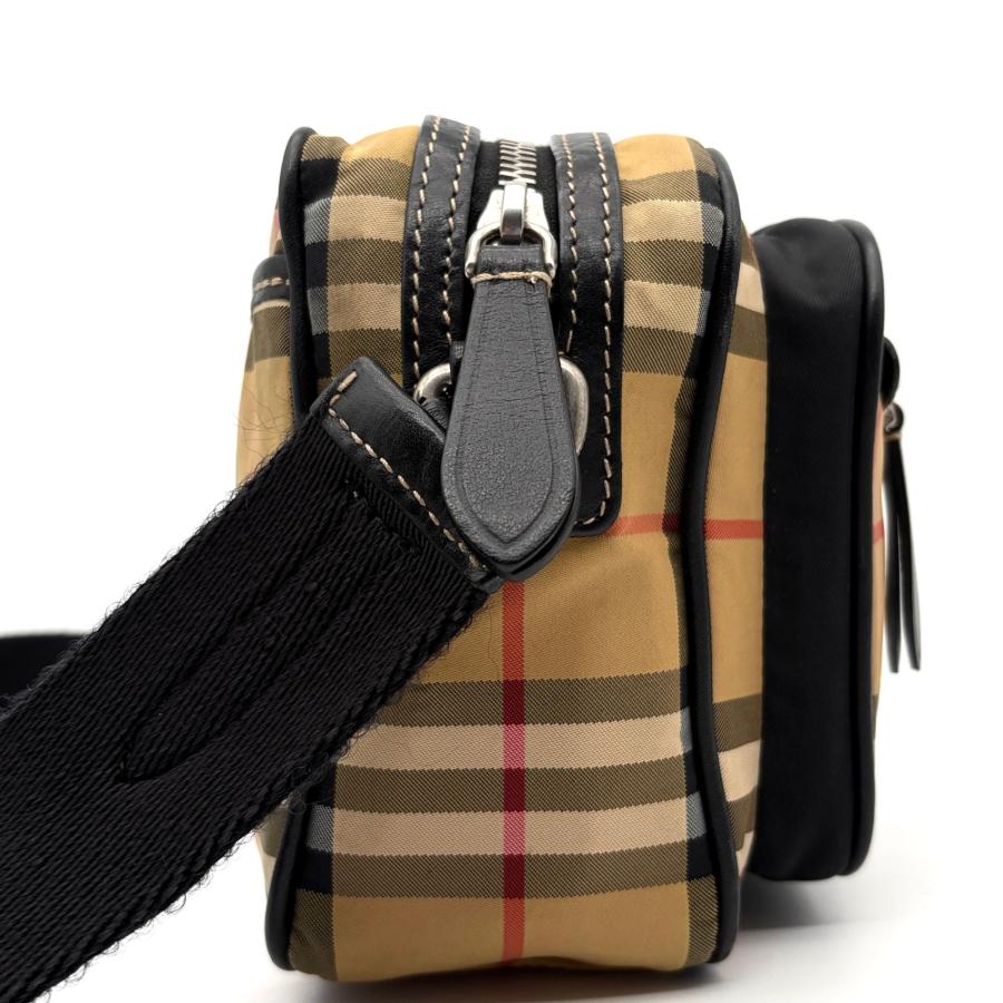 美品 バーバリー BURBERRY ノバチェック カメラバッグ ショルダー