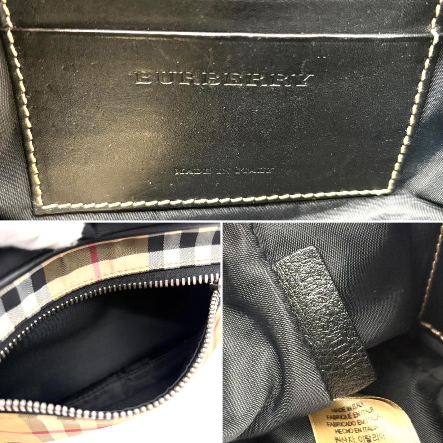美品 バーバリー BURBERRY ノバチェック カメラバッグ ショルダー
