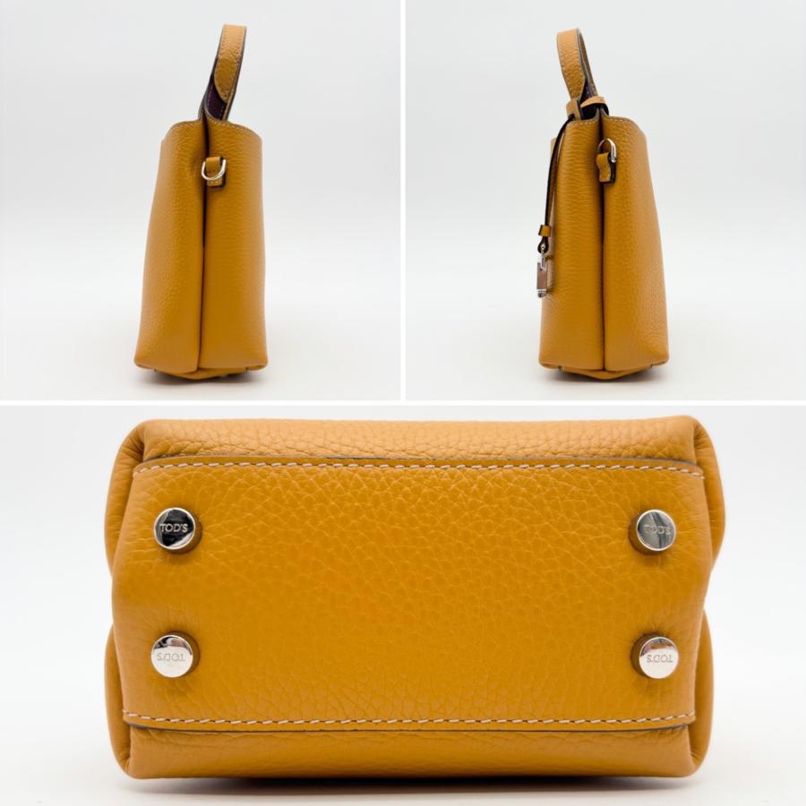 トッズ TOD'S Tタイムレス マイクロ 2way ハンドバッグ ショルダー