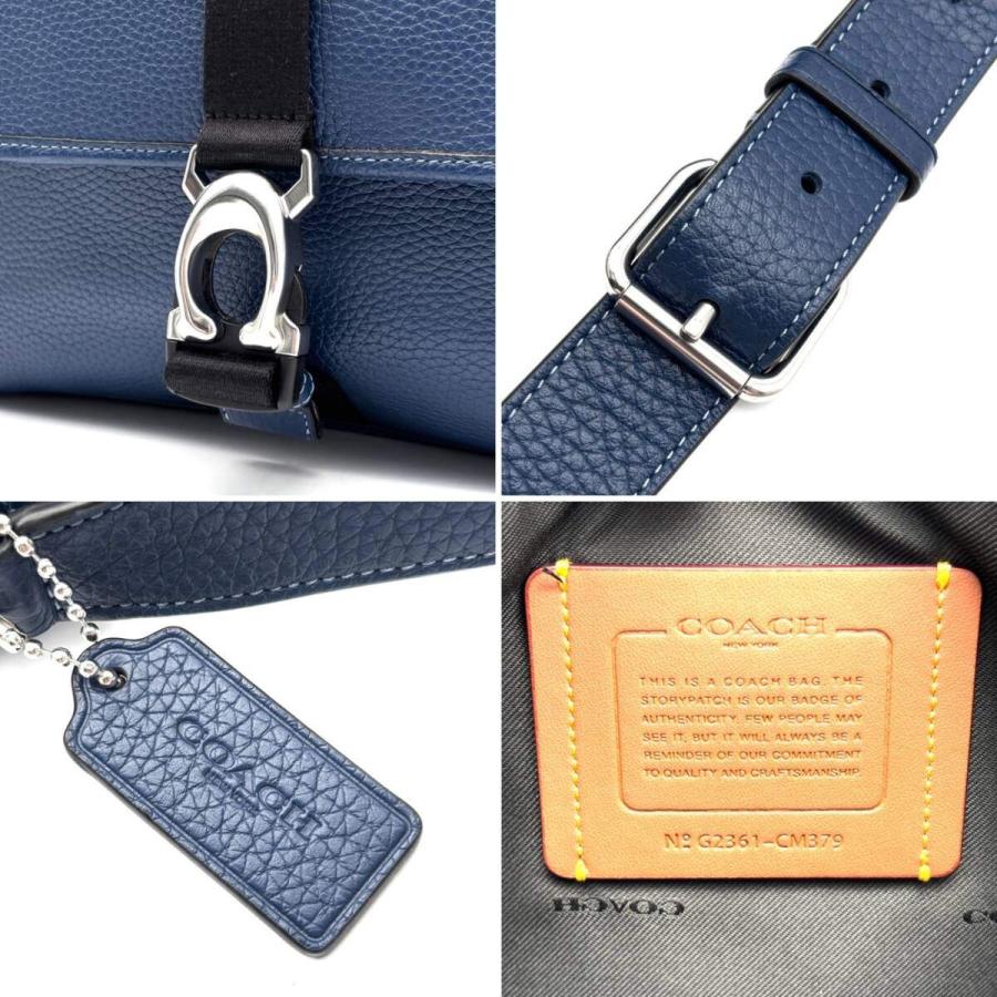 COACH コーチ ショルダーバッグ メンズ トラック クロスボディー 青/黒 コーチ COACH ベック ショルダーバッグ メッセンジャー クロスボディ