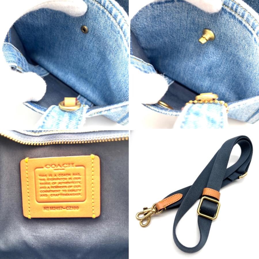 コーチ COACH カーゴ 20 2way トートバッグ ショルダーバッグ デニム