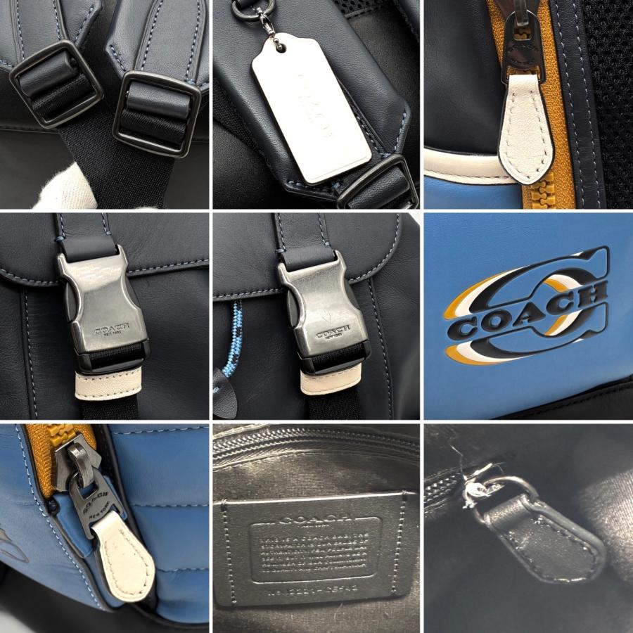 COACH コーチ トラック バックパック キルティング アンド スタンプ