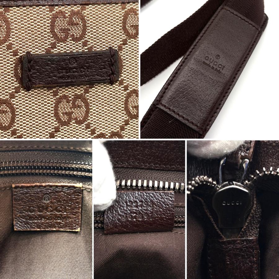 グッチ GUCCI GGキャンバス ショルダーバッグ メッセンジャーバッグ 