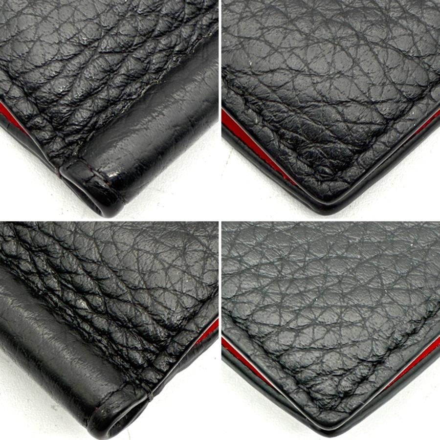 美品】クリスチャン ルブタン Christian Louboutin マネークリップ 二