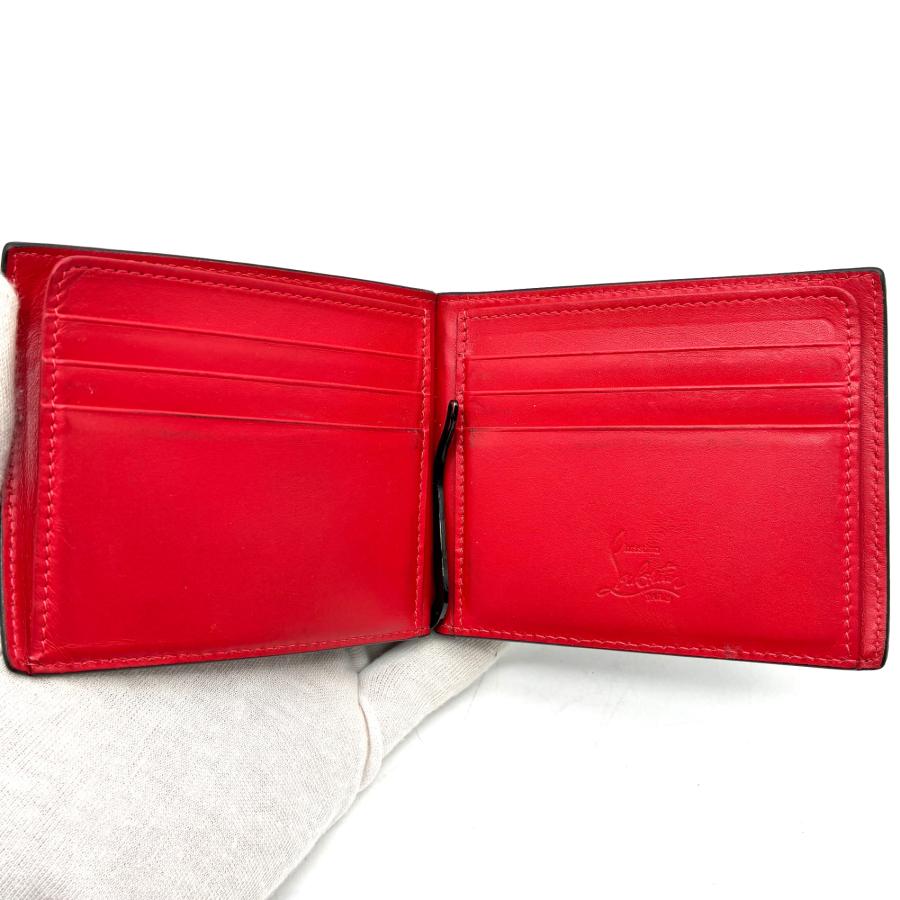 美品】クリスチャン ルブタン Christian Louboutin マネークリップ 二