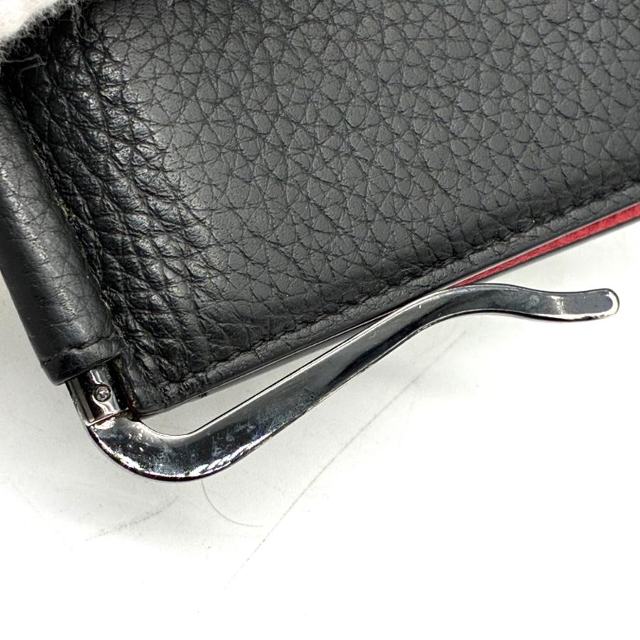 美品】クリスチャン ルブタン Christian Louboutin マネークリップ 二