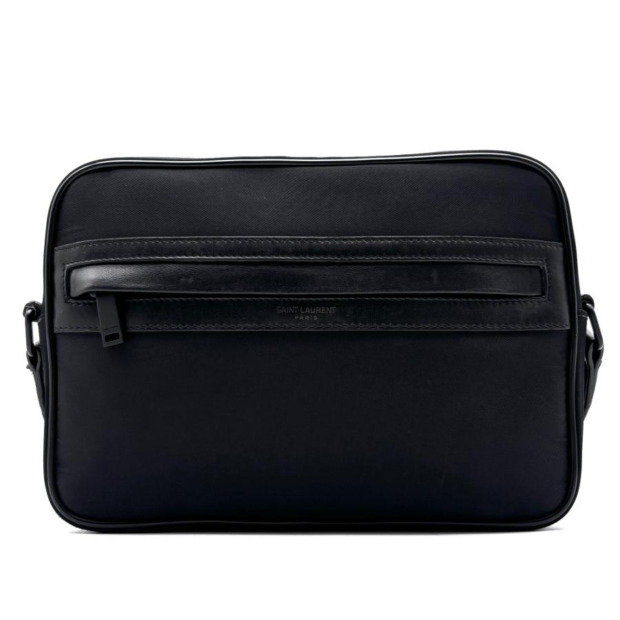 SAINT LAURENT カメラバッグ キャンプ ショルダーバッグ ブラック サンローラン SAINT LAURENT キャンプ ショルダーバッグ カメラバッグ