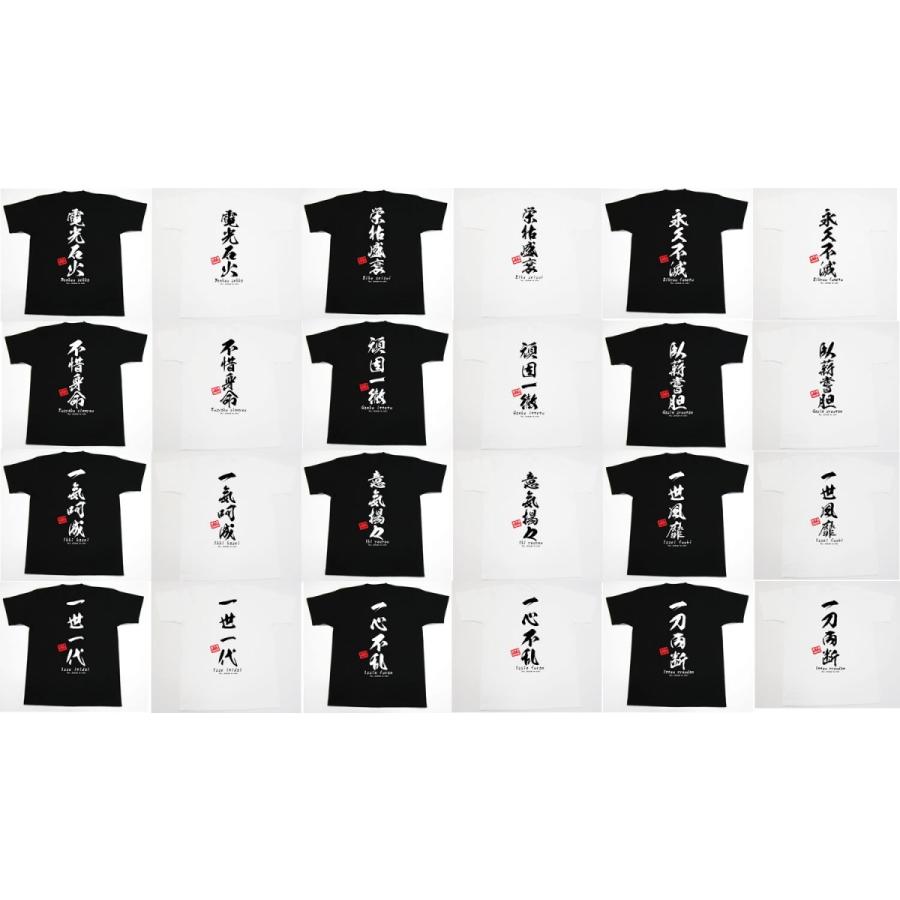 書道家が書く漢字屋の漢字ｔシャツ 四字熟語シリーズ2 mail カタログネットtシャツ工房 通販 Yahoo ショッピング