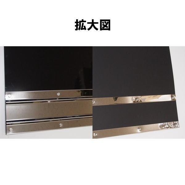 EVA泥除け3mm 600mm×450mm ステンレスプレート折り込み式付 2枚 EVA泥除け3mm 600mm×450mm ステンレスプレート折り込み式付 2枚