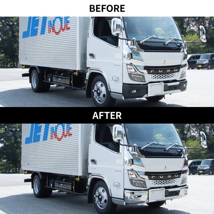 ジェットイノウエ メッキバンパーコーナー '20キャンター 標準車用 RH