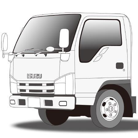 ジェットイノウエ 純正タイプメッキミラーステー 07エルフローキャブ