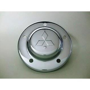 鍛冶屋製 メッキフロントハブキャップ ふそう大型 R/Lセット