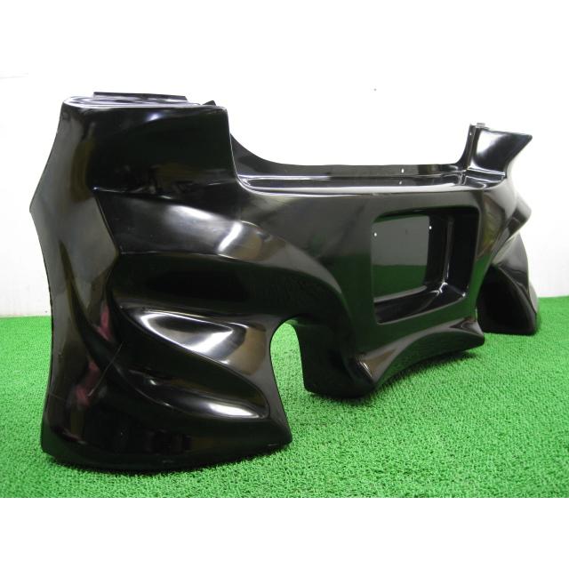 スズキ MRワゴン モコ リアバンパー 黒 社外 中古 バイク 部品 牙  