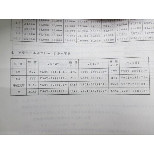 ヤマハ発動機 メイト50 メイト80 メイト90 パーツリスト 4版 ヤマハ