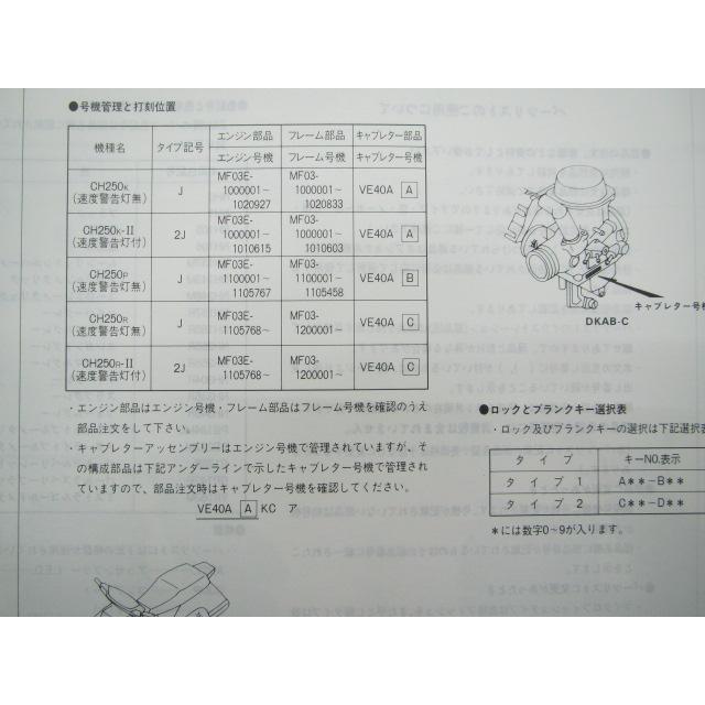 ホンダ（HONDA） フリーウェイ パーツリスト 5版 正規 中古 バイク