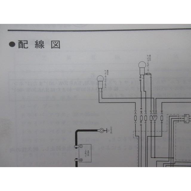 ホンダ（HONDA） CBR400 CBR400FENDURANCE CBR400FFORMULA-3 サービス