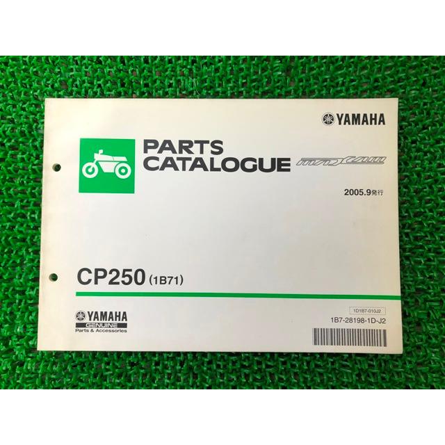 ヤマハ発動機 マグザム パーツリスト 2版 CP250 1B71 SG17J ヤマハ