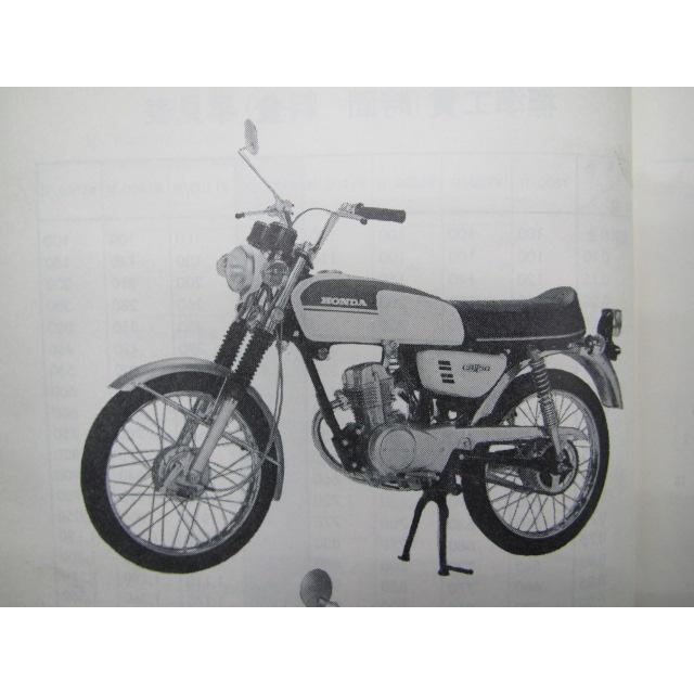 ホンダ（HONDA） ベンリイCB50 パーツリスト 1版 正規 中古 バイク