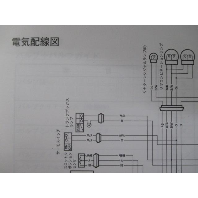 スズキ（SUZUKI） ヴェクスター125 サービスマニュアル 正規 中古