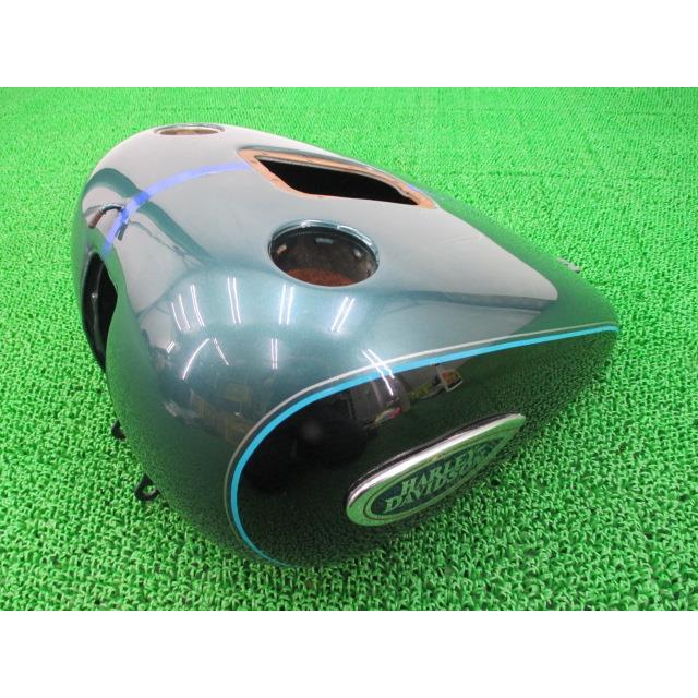 ホンダ ハーレーFLSTS-I1450 タンク 緑M 純正 中古 バイク 部品 02年 