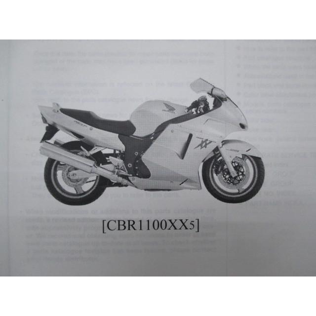 ホンダ（HONDA） CBR1100XXスーパーブラックバード パーツリスト 英語