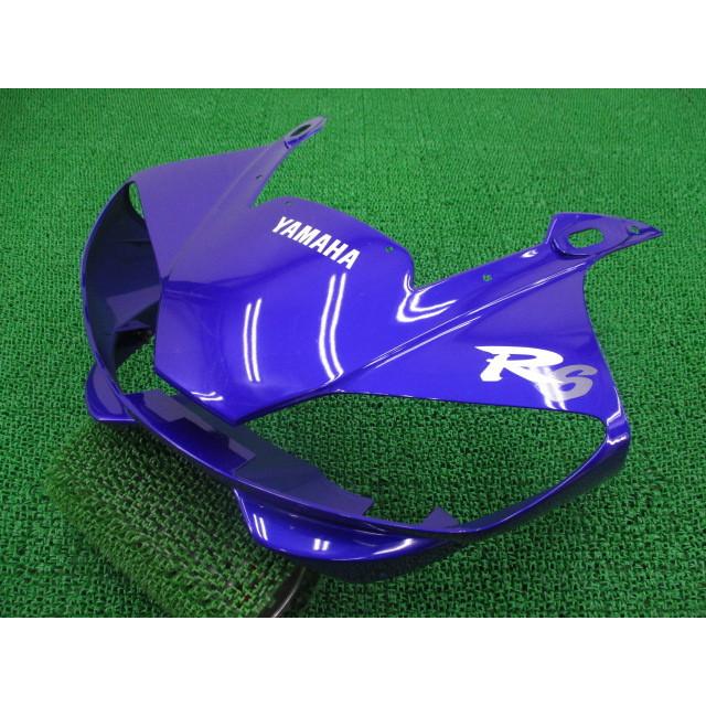 YZF-R6 アッパーカウル 青M 5EB-2835G RJ03 ヤマハ 純正 中古 バイク 部品 1999～2002年式 5MTも コケキズなし 希少です 車検 Genuine 47 ヤマハ発動機 YZF-R6 アッパーカウル 青M 5EB-2835G RJ03 ヤマハ 純正