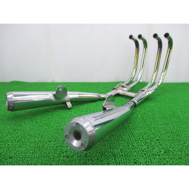 ゼファー750 マフラー K273/M043 カワサキ 純正 中古 バイク 部品 ZR750C-010*** K273 M043 フルエキ ノーマルマフラー 車検 Genuine 75