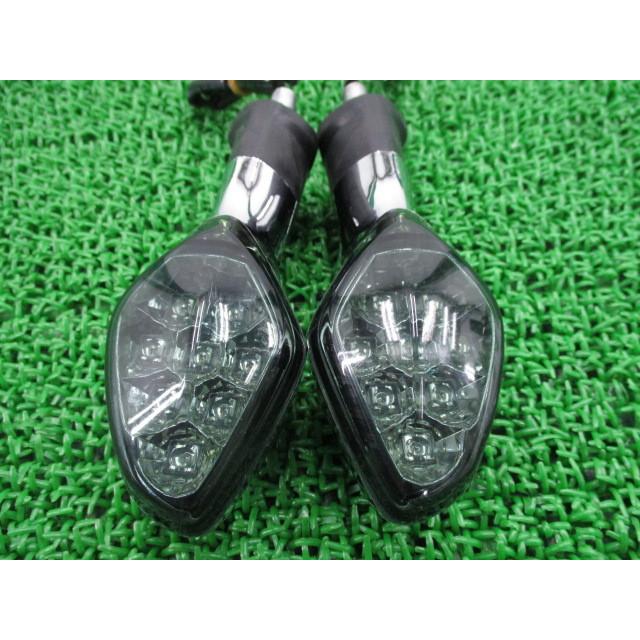 CBR250R ウインカー 左右 社外 中古 バイク 部品 LED スモークレンズ