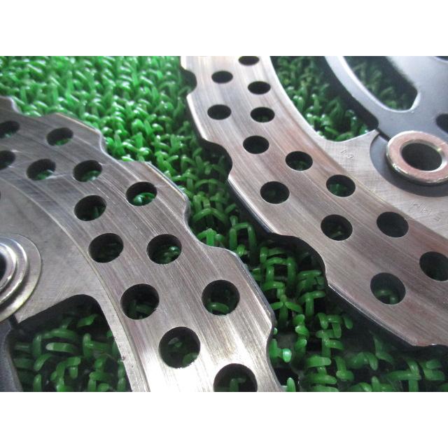 NINJA400R フロントブレーキディスク カワサキ 純正 中古 バイク 部品 ER400B ER-4n ER-6n Ninja400R ER-6f ER-6f 車検 Genuine 33 カワサキ（Kawasaki） NINJA400R フロントブレーキディスク 左右 純正