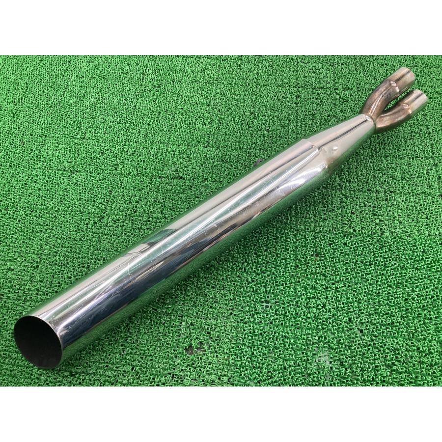 RC甲子園製ドラッグスター400 サイレンサーマフラー DS1 0907 社外 中古 1998年式外し 4TR-101*** 極太100mm カスタム素材に 生産終了？ 53 RC甲子園製ドラッグスター400 サイレンサーマフラー DS1 0907 社外