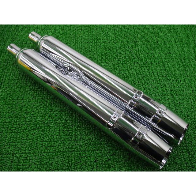 FLSTCU1580 サイレンサーマフラー 65748-07/65949-07 ハーレー 純正 中古 65748-07 65949-07 コケキズ無し 機能的問題なし そのまま使える 39 FLSTCU1580 サイレンサーマフラー 65748-07/65949-07 ハーレー 純正