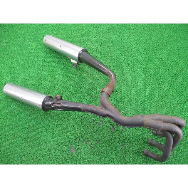 ZZ-R1100 マフラー K235 カワサキ 純正 中古 バイク 部品 ZXT10C 目立つようなキズ無し そのまま使える 修復素材に ノーマル戻しに 34 カワサキ（Kawasaki） ZZ-R1100 マフラー K235 純正 中古 バイク 部品